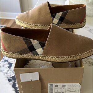 Men’s Burberry espadrilles
